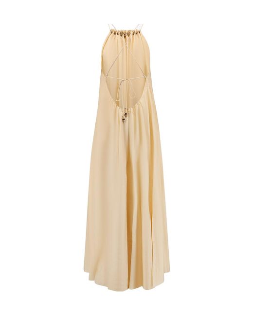Zimmermann Natural Pleated Skirt