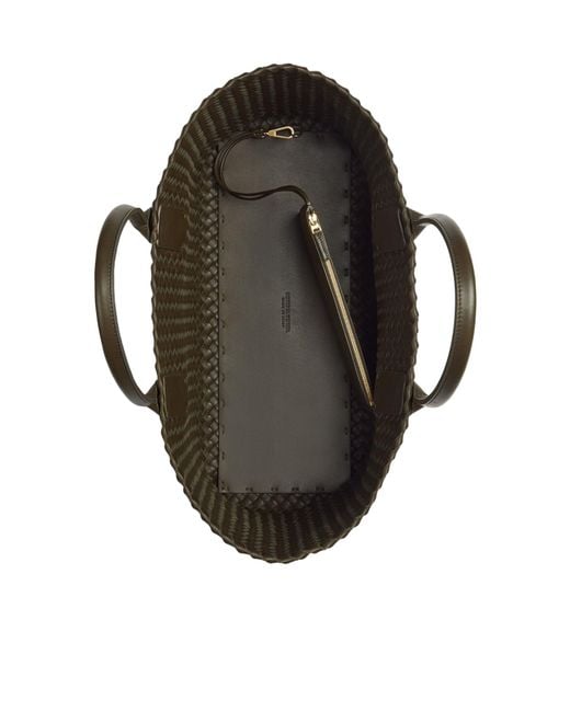 Bottega Veneta Black Medium Cabat