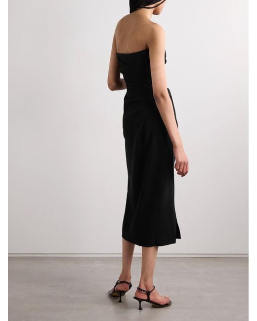 Proenza Schouler Black Shira Pleated Dress