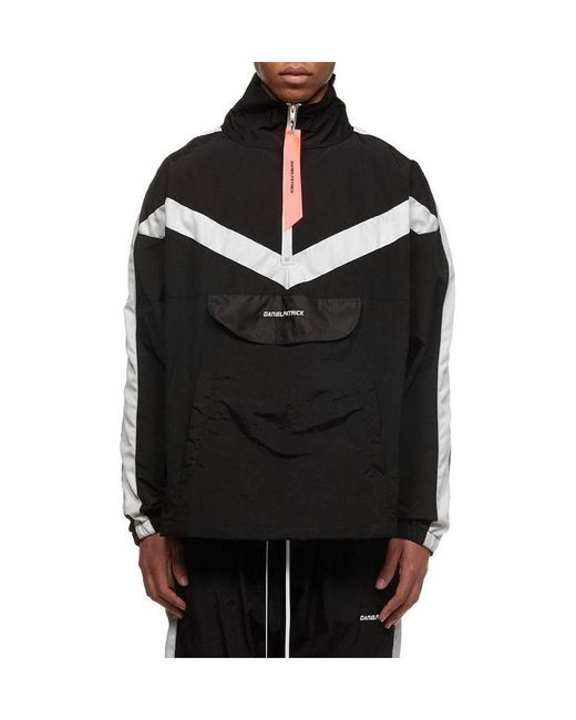 Daniel Patrick Black Striped Trimmed Casual Jacket for men