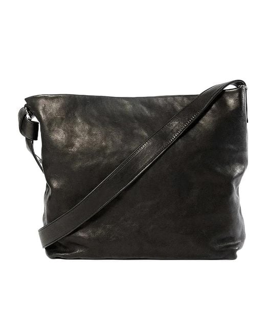 Ann Demeulemeester Black Runa Medium Soft Shoulder Bag
