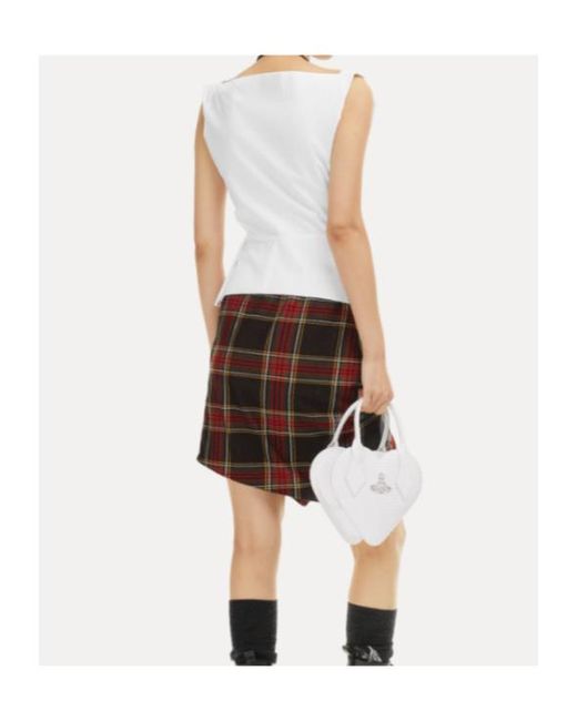 Vivienne Westwood White Square-Neck Button Down Top