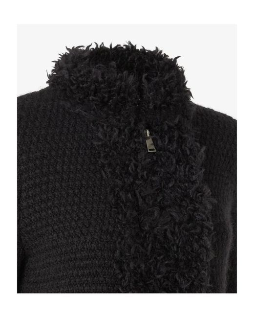 Fendi Black Mohair And Wool Jacket