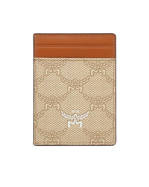 MCM Natural Himmel Lauretos Card Holder