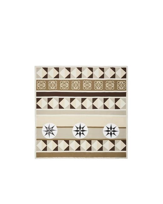 Loewe White Scarf
