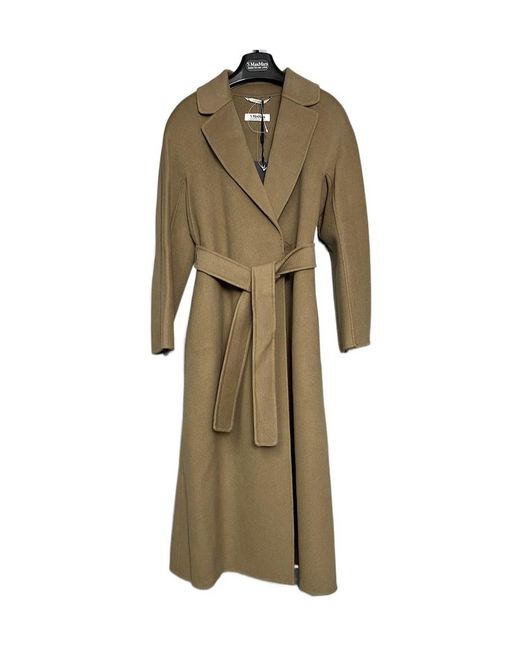 Max Mara Green Long-Sleeved Coat