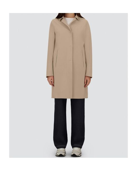 Herno Natural Notched Coat