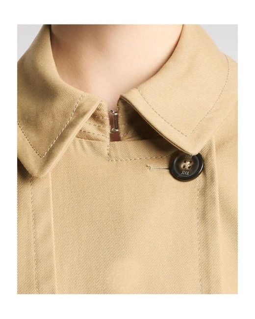 Fay Natural Short Double-Breasted Jacket