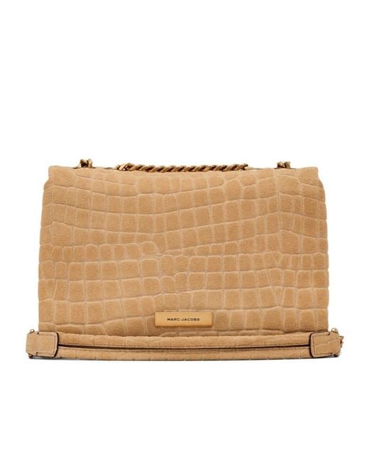 Marc Jacobs Natural The Embossed Slim Dual Convertible Shoulder Bag