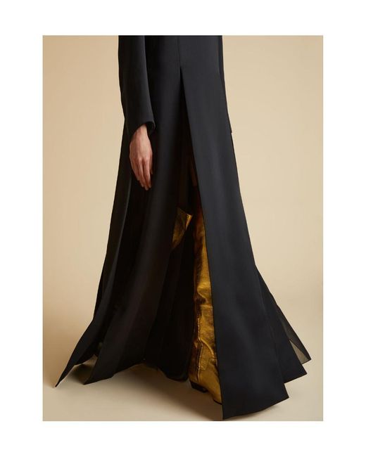 Khaite Black The Clete Maxi Dress