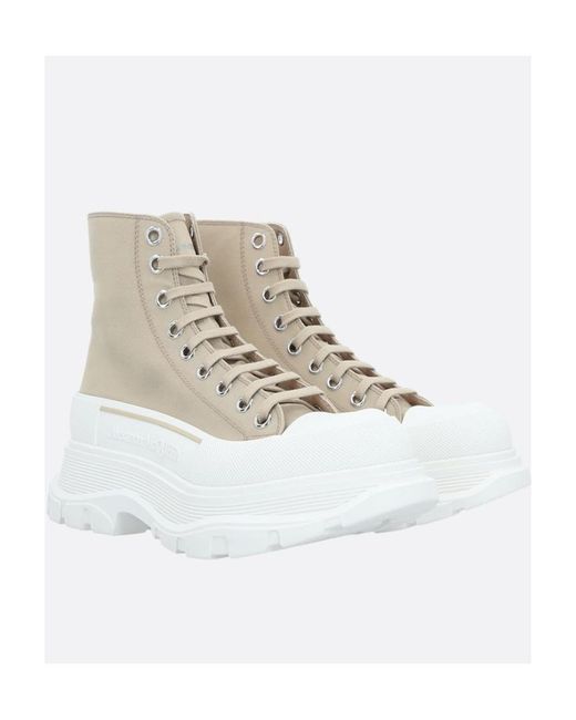 McQueen Natural Tread High-Top Sneakers