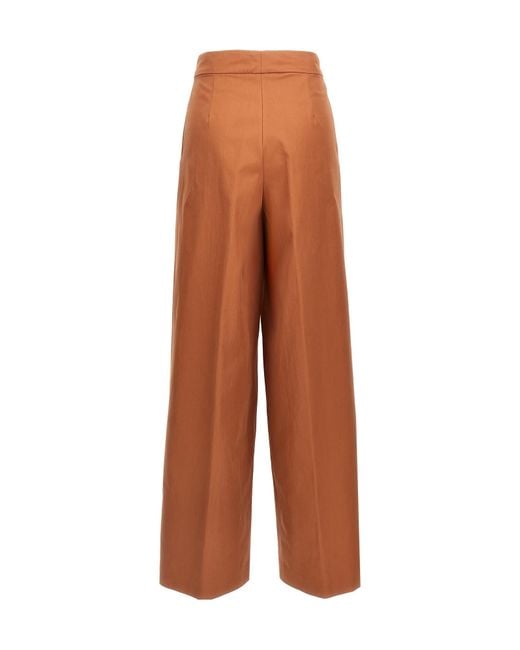 Dries Van Noten Brown 'Pamplona' Cotton Pants