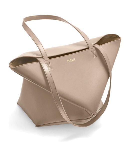 Loewe Natural Puzzle Fold Medium Top Handle Bag