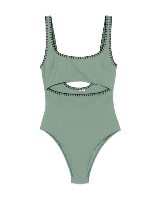 Nanushka Green Sorena Swimsuit