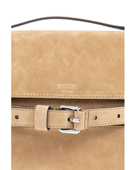 Moschino Natural Tie Me Clutch Bag