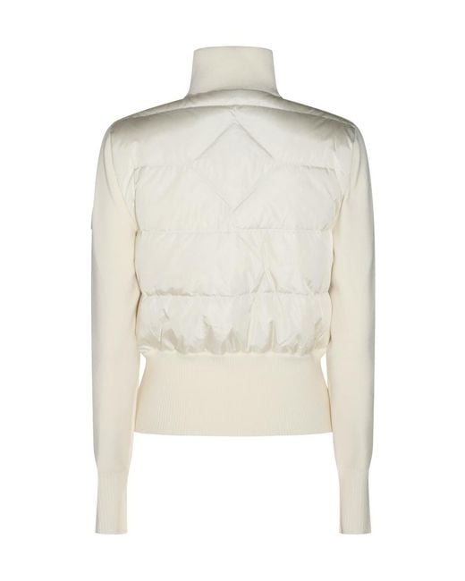 Canada Goose White Zip-Up Hybridge Jacket
