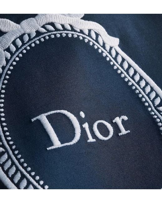 Dior Blue Short-Sleeved T-Shirt