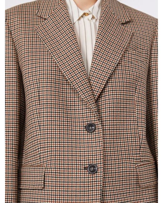 Max Mara Brown Studio Mstsalice Single-Breasted Jacket