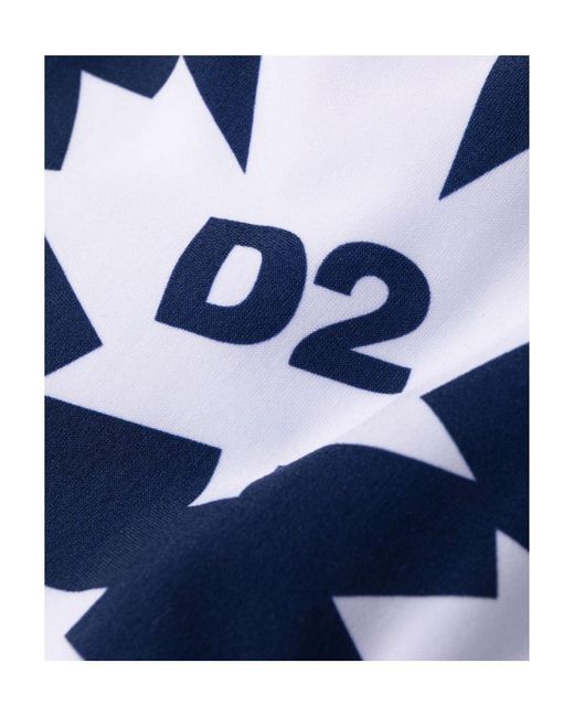 DSquared² Blue Logo Swimming Trunks for men