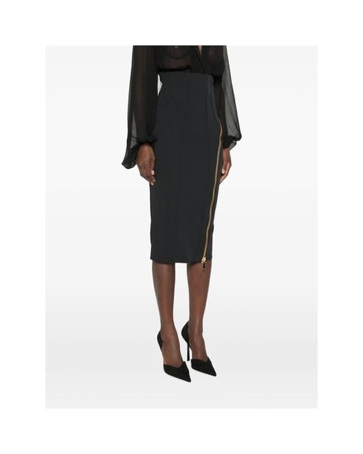Elisabetta Franchi Black Skirt