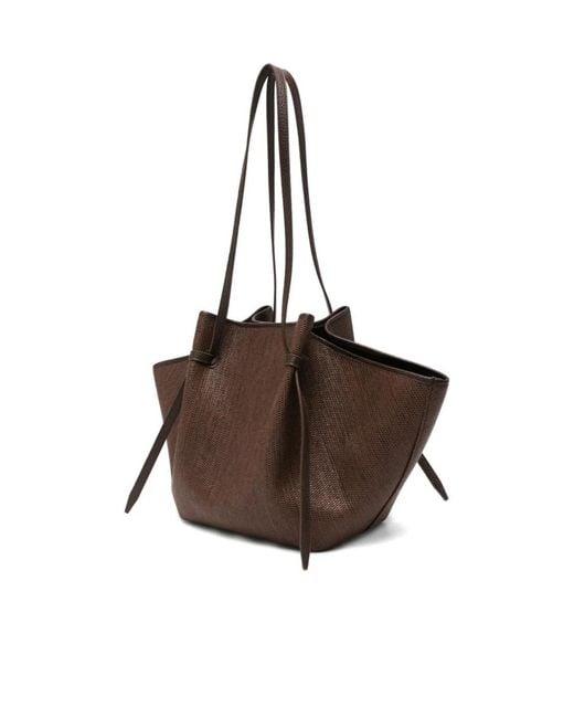 Yuzefi Brown Large Mochi Shoulder Bag