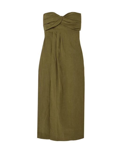 Mara Hoffman Green Commuter Basic Dress