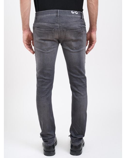 Dondup Black Pants for men