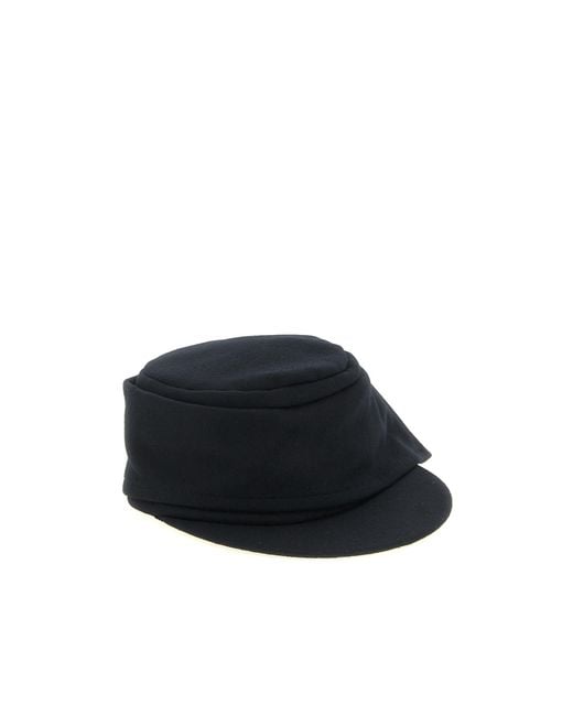 Yohji Yamamoto Black 'Work Cap' Hat for men