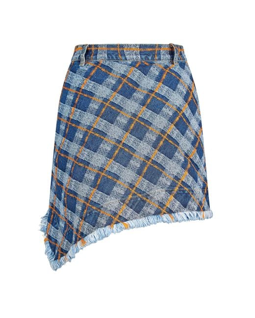 Vivienne Westwood Blue Mini Skirt