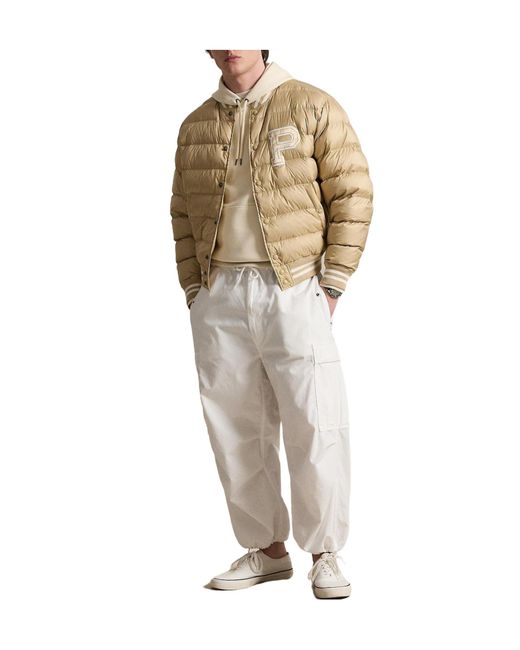 Polo Ralph Lauren Natural Cropped Down Jacket for men