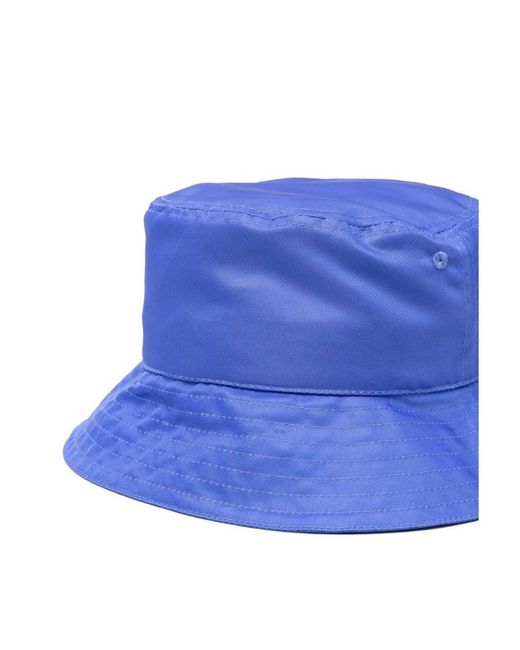 Moschino Blue Logo Bucket Hat for men