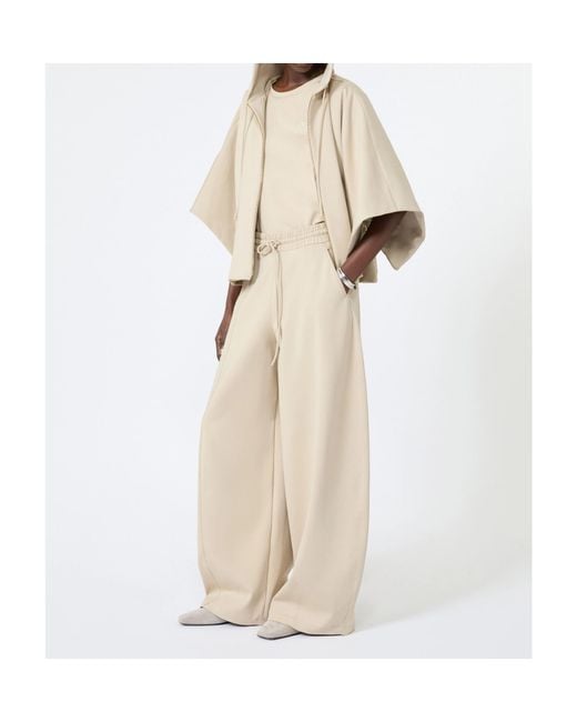 Max Mara Natural Zip-Up Hoodie