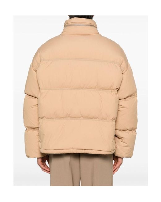 AMI Natural Ami De Coeur Puffer Jacket for men