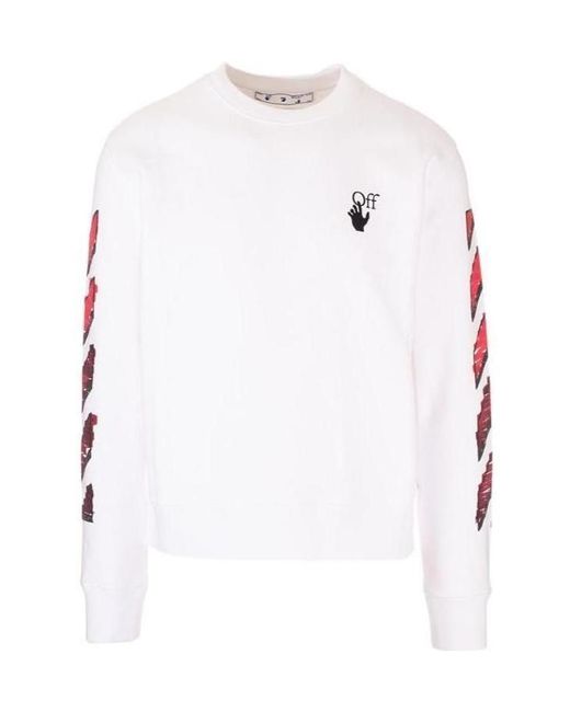 Off-White c/o Virgil Abloh White Marker Arrows Cotton Sweatshirt for men