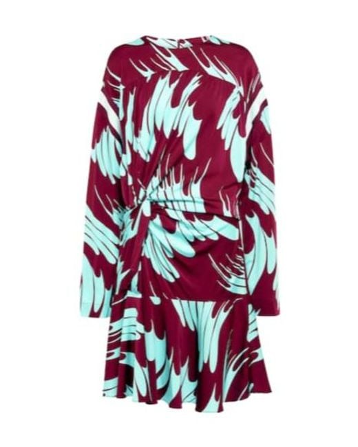 Stella McCartney Red Printed Minidress
