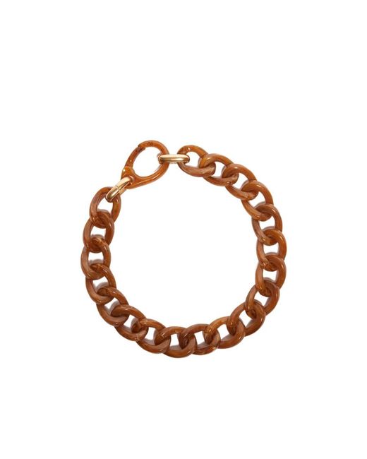 Max Mara Metallic Thick Chain Necklace