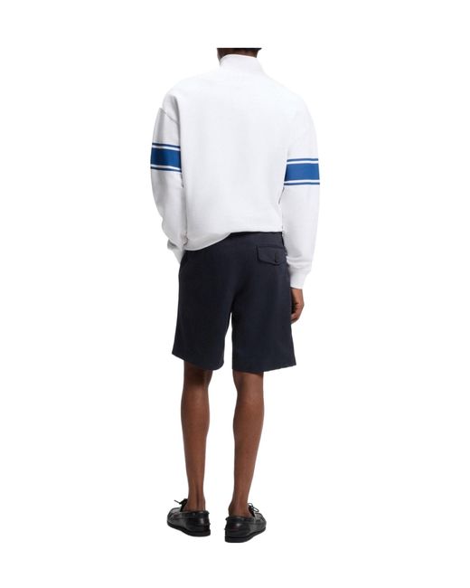 Boss Blue Chino Shorts for men