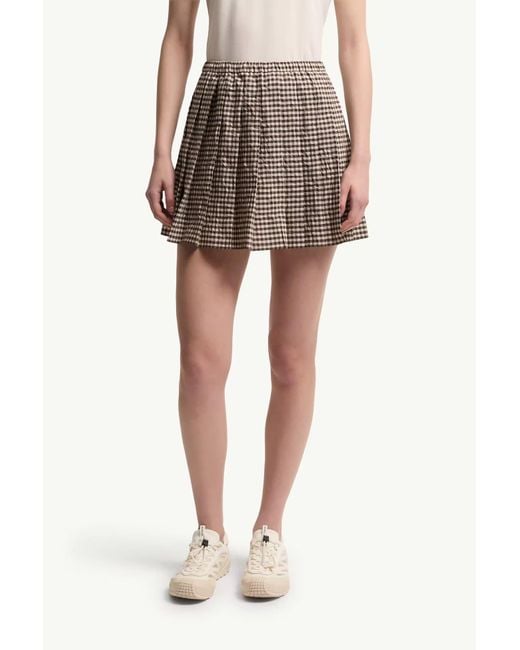 Moncler Multicolor Pleated Mini Skirt