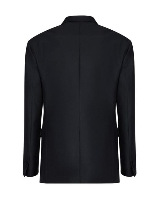 DSquared² Black Tailored Double-Breasted Suit for men
