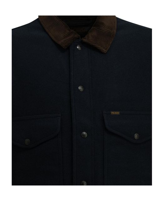 Filson Blue Spokane Quilted Jacket for men