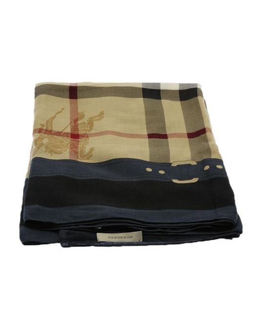 Burberry Multicolor Checkered Scarf