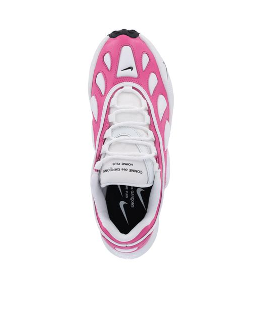 Comme des Garçons Pink Comme Des Garçons Homme Plus Lace-Up Sneakers for men