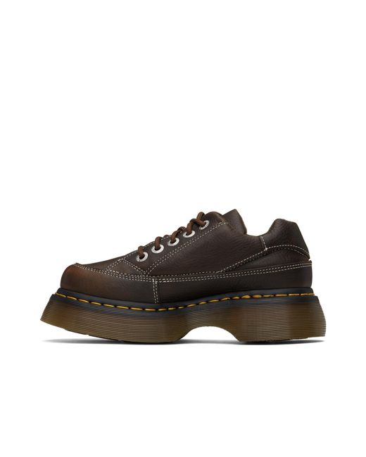 Dr. Martens Brown Lace-Up Low-Top Sneakers