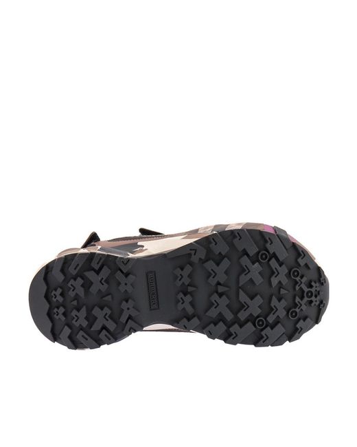 Burberry Multicolor Arthur Check-Pattern Sandals