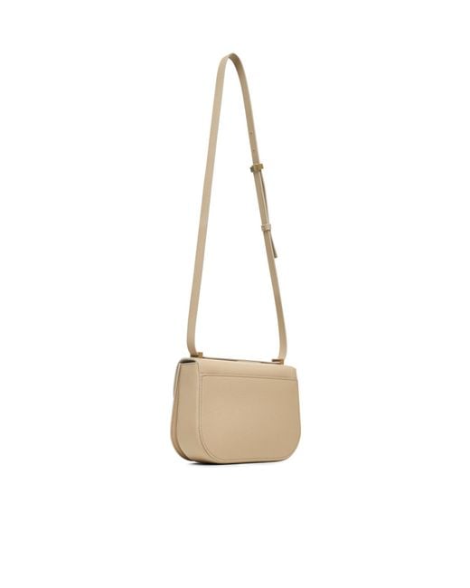 Ferragamo White Double Gancini Cross Body Bag