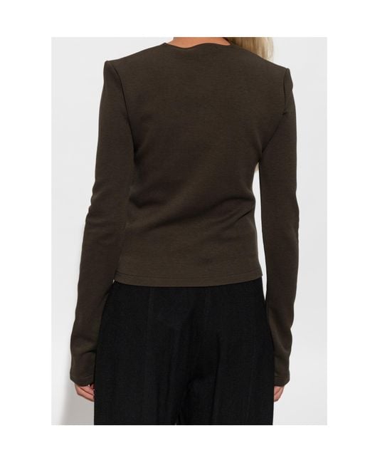 IRO Black Long Sleeve Top