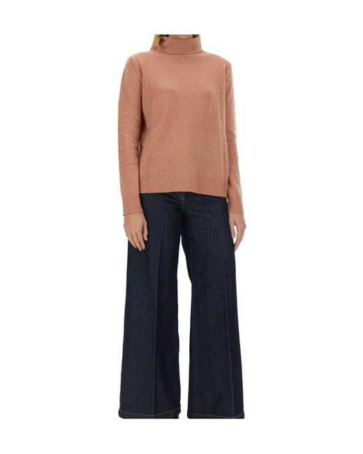Aspesi Blue Wool Knit Jersey Sweater