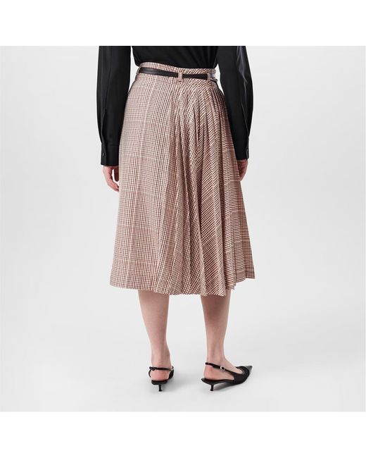 Bottega Veneta Pink Midi Skirt