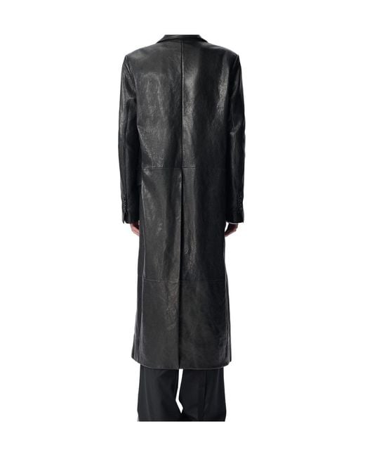 Ann Demeulemeester Black Hakan Tailored Coat for men