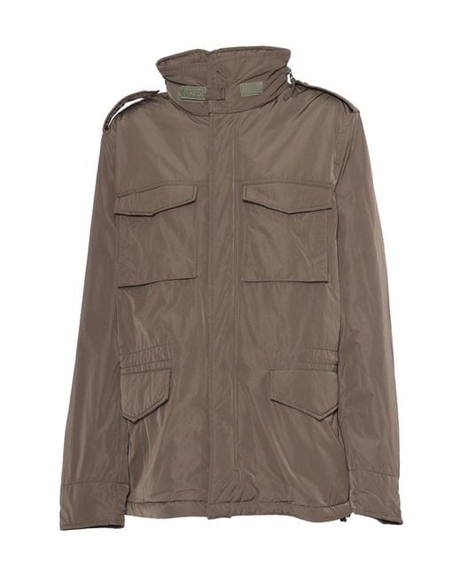 Aspesi Brown Long-Sleeved Casual Jacket for men